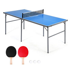 Portable 6’x3’ Folding Ping Pong Table product